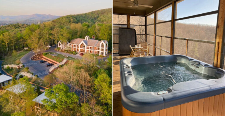 This Virginia Mountain Lodge Has Private Hot Tubs, Quiet Trails, And Views Worth Every Mile