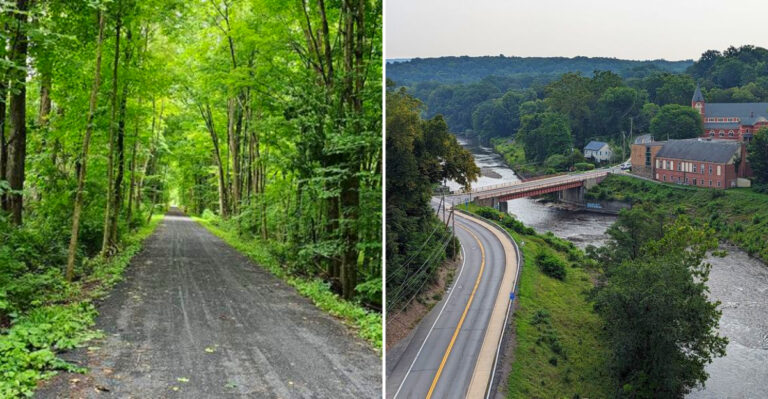 This 23.7-Mile New York Rail Trail Winds Through Stunning Towns, Forests And Historic Railroad Country