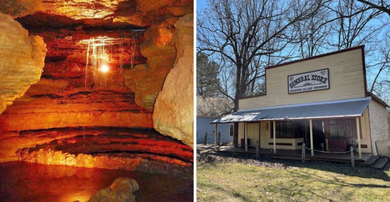 This Arkansas Cave Attraction Lets You Explore Stunning Underground Waterfalls