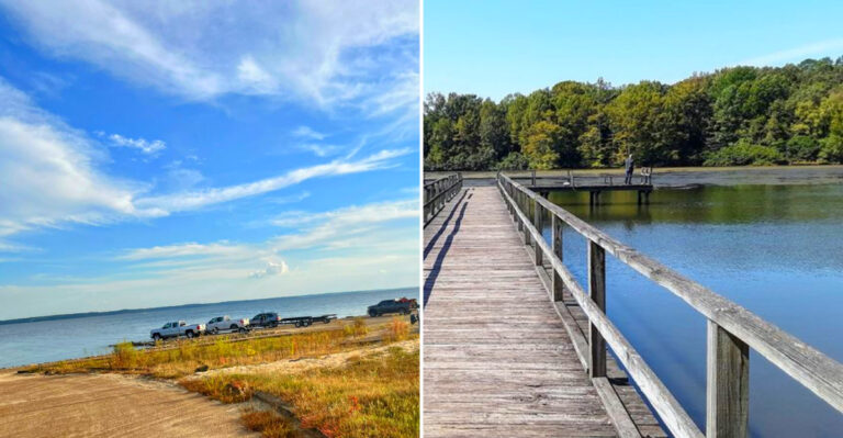 This Massive Mississippi Lake Combines Fishing, Swimming, And Quiet Shoreline In One Easy Escape