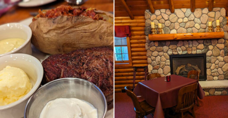 This Charming Log Cabin Supper Club In Wisconsin Feels Like A Northwoods Escape