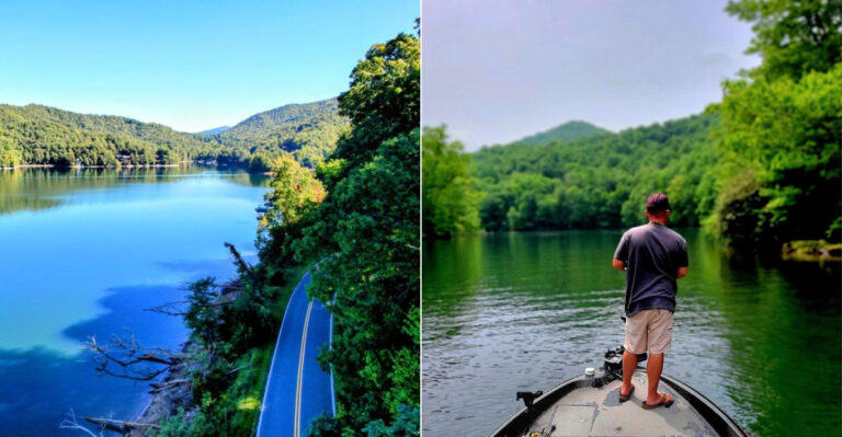 This North Carolina Mountain Lake Has One Of The Cleanest Waters In The Entire State