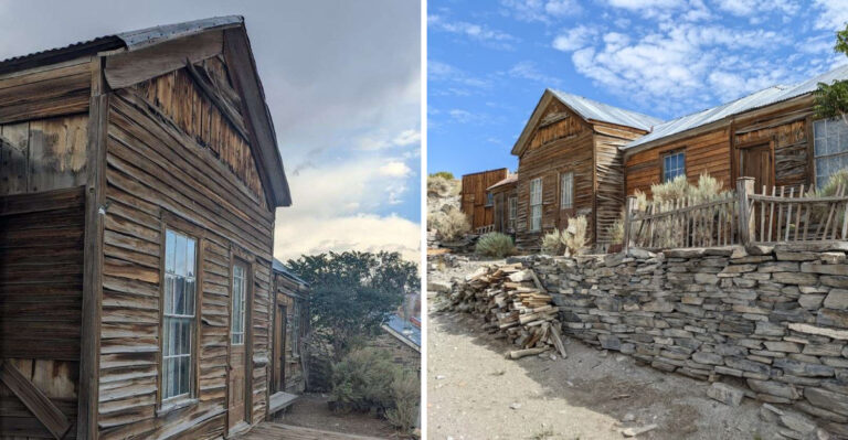 This Nevada Ghost Town Feels Even Eerier Beneath An Autumn Sky
