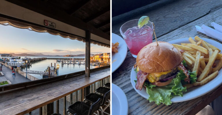This Charming Café On A Historic California Pier Serves Breakfast With Bay Views