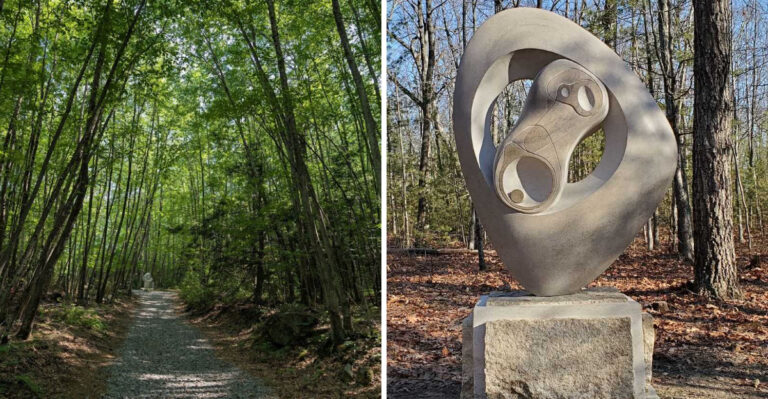 This New Hampshire Forest Hike Is Filled With More Than 100 Incredible Sculptures