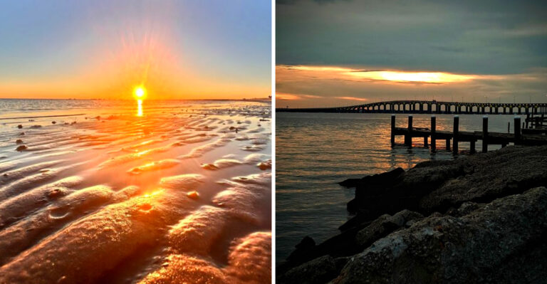 This Mississippi Gulf Coast Reef Is Where Locals Gather Their Own Oysters At Low Tide And Take Home Dinner