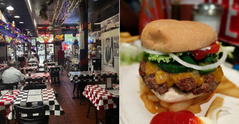 This Tiny New York Restaurant Keeps Serving Some Seriously Huge Burgers