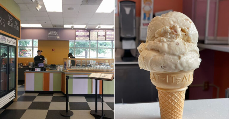 Locals Say This South Carolina Ice Cream Spot’s Peach Scoop Is Worth Pulling Over For In 2026