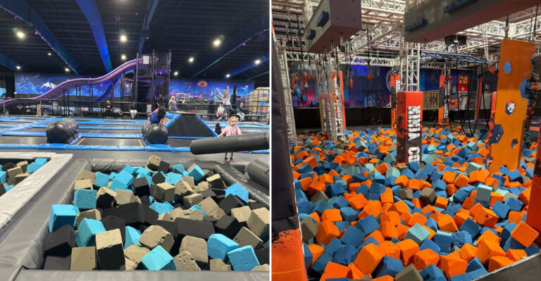This Illinois Trampoline Park Is One Of The Largest Indoor Family Attractions In The State