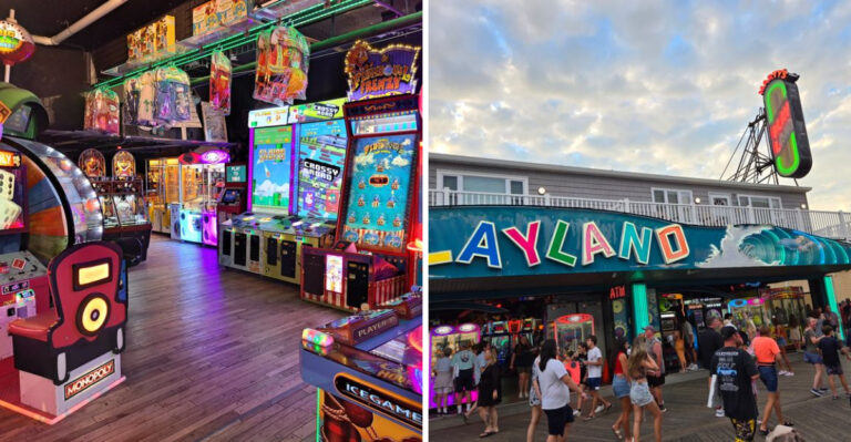 Step Into An 80s Time Capsule At This Maryland Boardwalk Arcade