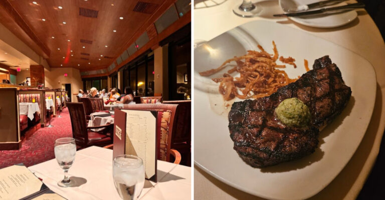 This Small Town Nevada Steakhouse Pairs Massive Steaks With Views Of The River