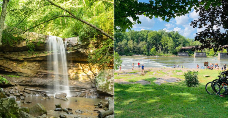 This Pennsylvania Gorge Hike Leads To A Hidden Waterfall Swim You Won’t Forget