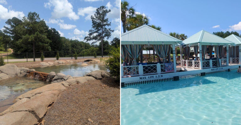 This Mississippi Lazy River Creates A Tropical Island Escape With A Slow Float Through Lush Greenery