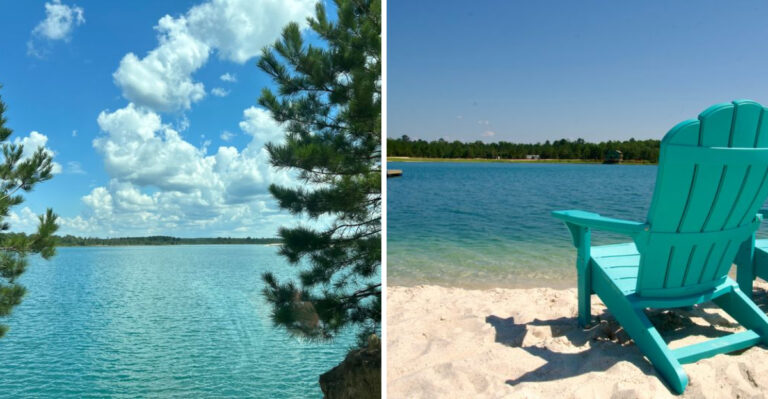 This Louisiana Lake Feels Like A Tropical Paradise With Crystal-Clear Water