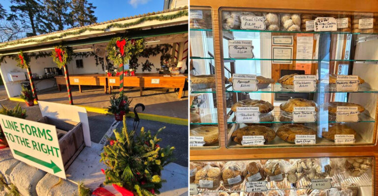 This New York Scenic Drive Ends At A Massive Stand Filled With Homemade Pies