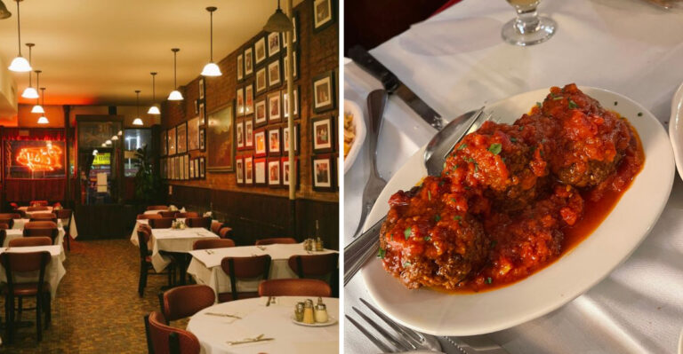 New York Italian Restaurant Piles Plates With Softball-Size Meatballs
