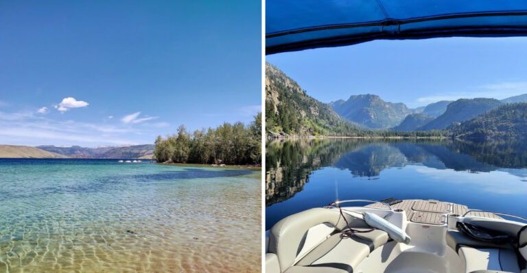 This Glacial Wyoming Lake Is So Clear You Can See Straight To The Bottom