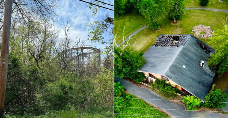 This Abandoned Pennsylvania Amusement Park Still Stands Behind Rusted Gates