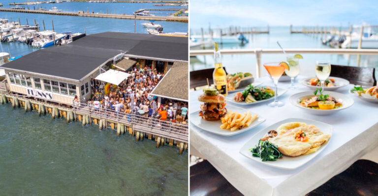 This Long Island, New York Marina Restaurant Lets You Dock The Boat And Walk Straight To Lunch
