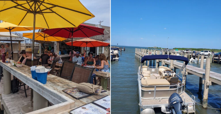 This Hidden New Jersey Seafood Shack Lets You Pull Up By Boat For A Meal