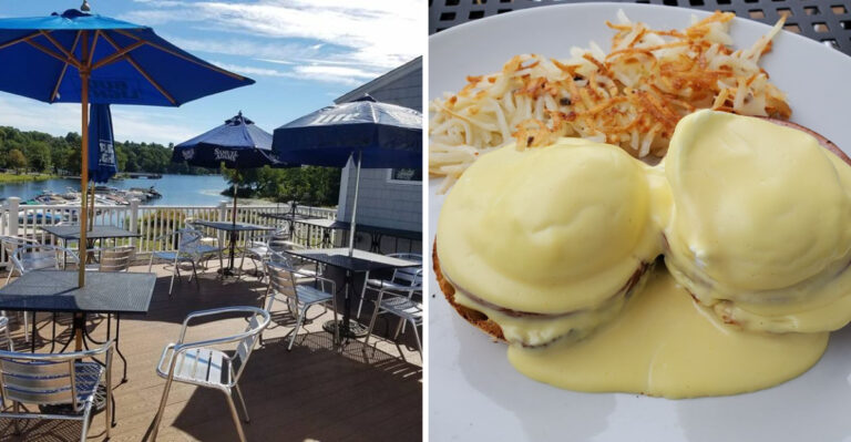 This Small Massachusetts Restaurant Beside A Gorgeous Lake Has Eggs Benedict People Keep Coming Back For