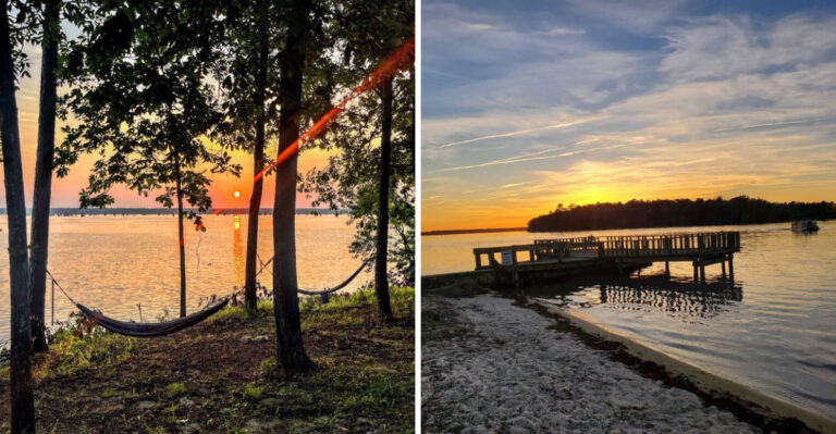 This Hidden South Carolina Lake Has Cabins That Stay Booked In Advance