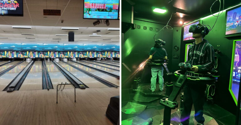 New Jersey Has A Massive Entertainment Hub With 60 Bowling Lanes And High Tech VR All In One Place