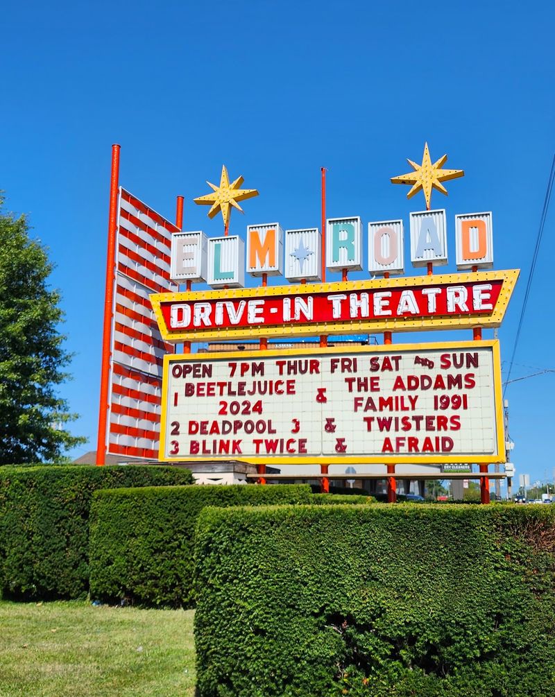 Elm Road Triple Drive-In Theatre, Warren, OH