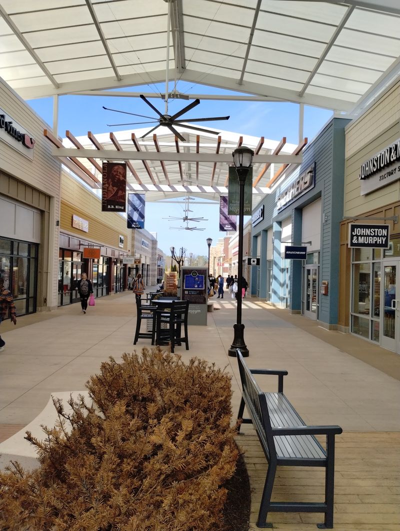 Covered Walkways Under The Open Sky