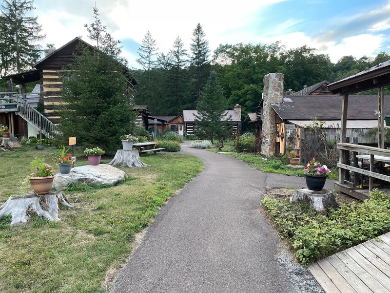 Spruce Forest Artisan Village Sits Out Back