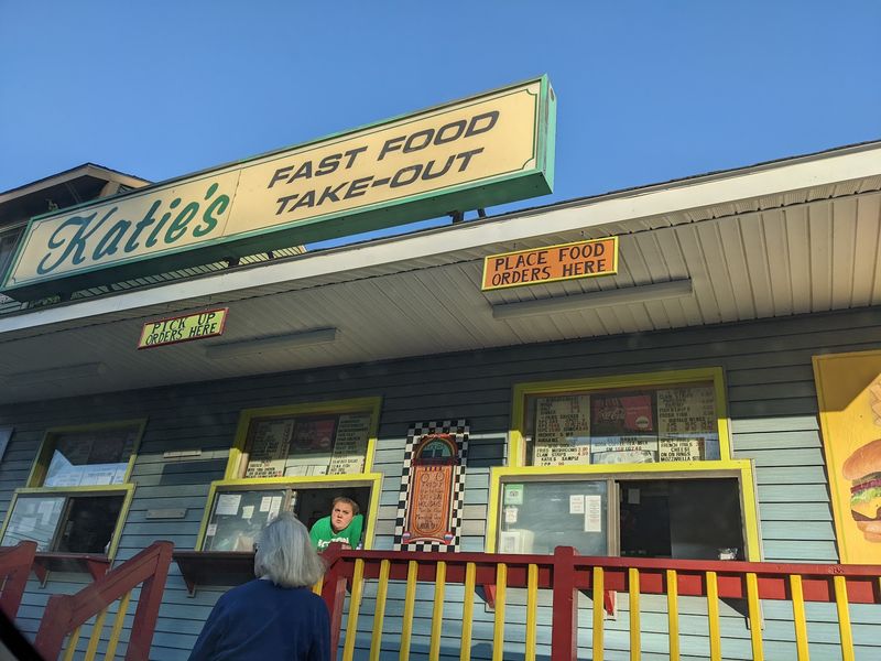 Burgers, Fried Chicken And The Takeout Window Out Back