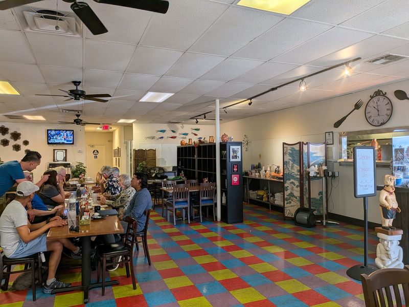 Checkered Floors And Jazz On The Speakers