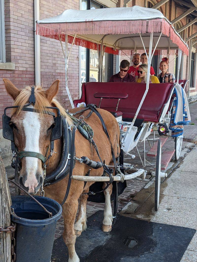 A Carriage Stand At Canal And State Streets