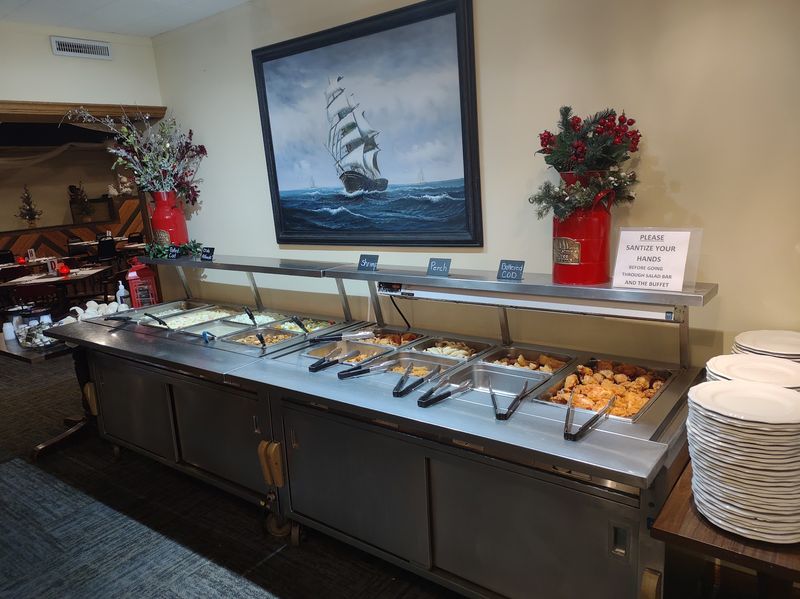 Friday Night Fish Fry Served Buffet Style