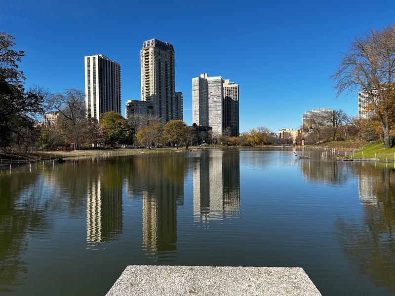 North Pond, the Zoo, and a Park Setting