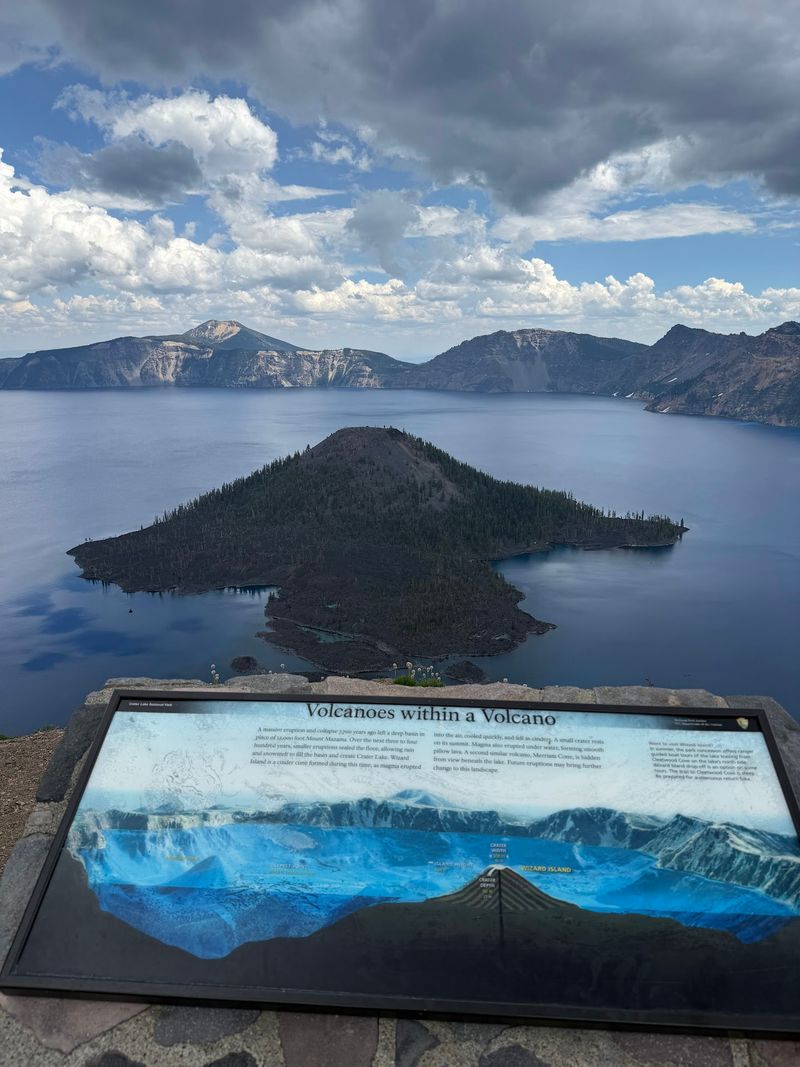 The Volcano That Made The Lake