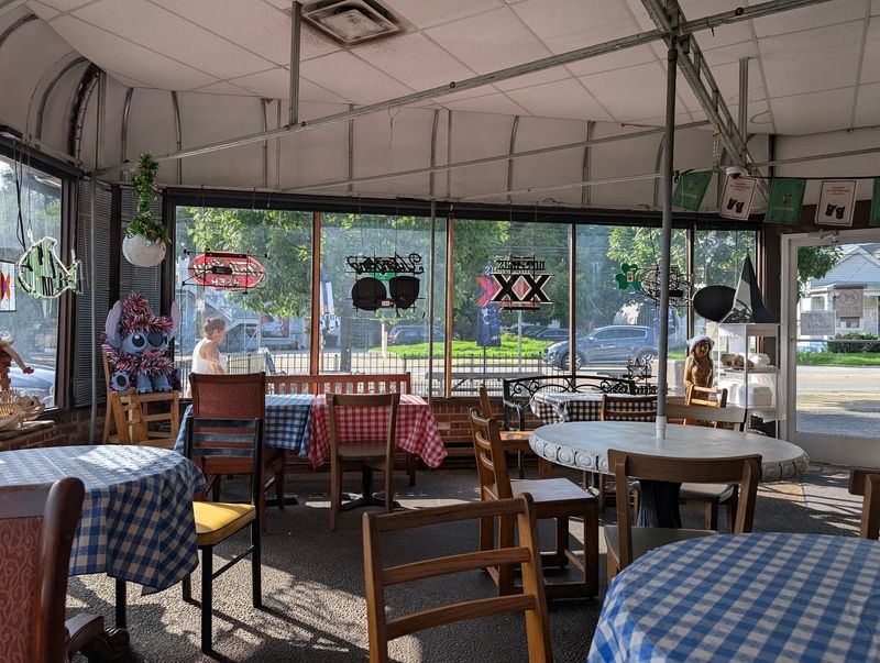 Order At The Counter And Grab A Seat