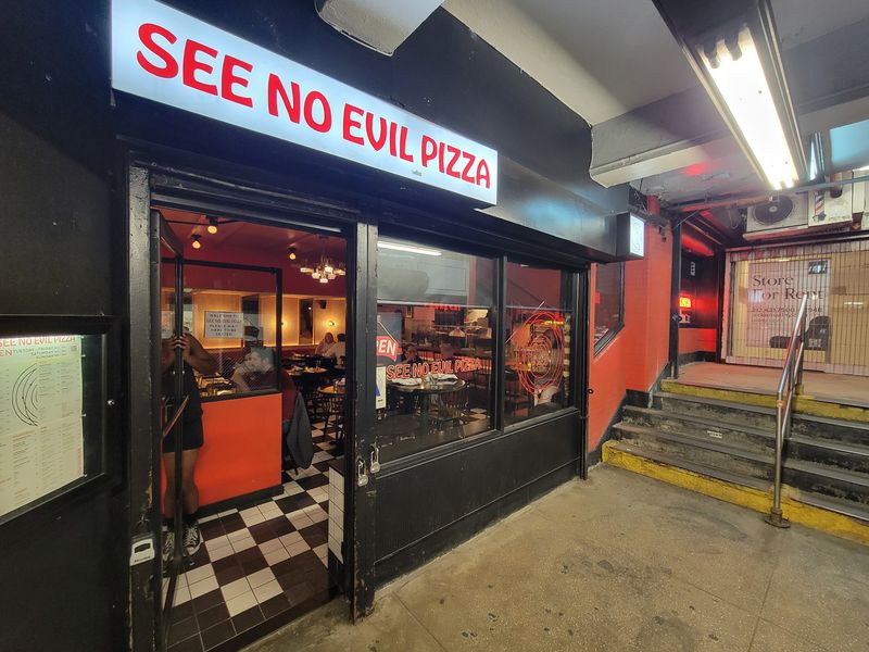 Meet See No Evil Pizza And Its Underground Address