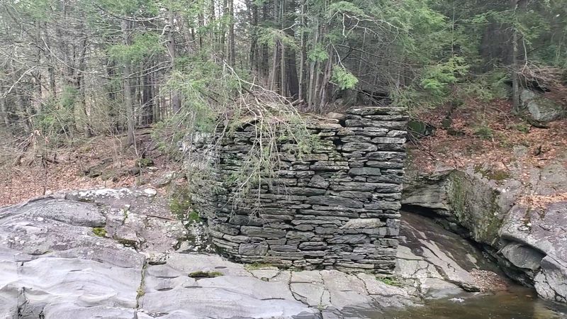 Stone Ruins Of A Colonial Bridge