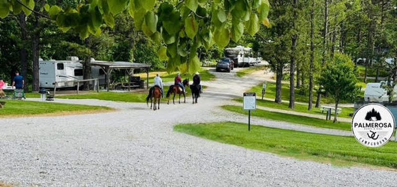 Trail Access That Runs Right Behind Camp
