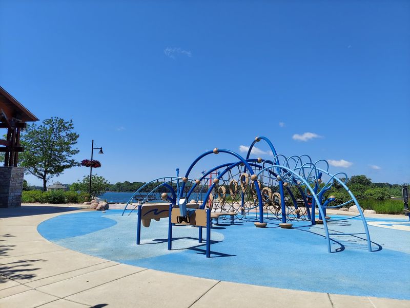 Splash Pad, Playground, And Picnic Shelters