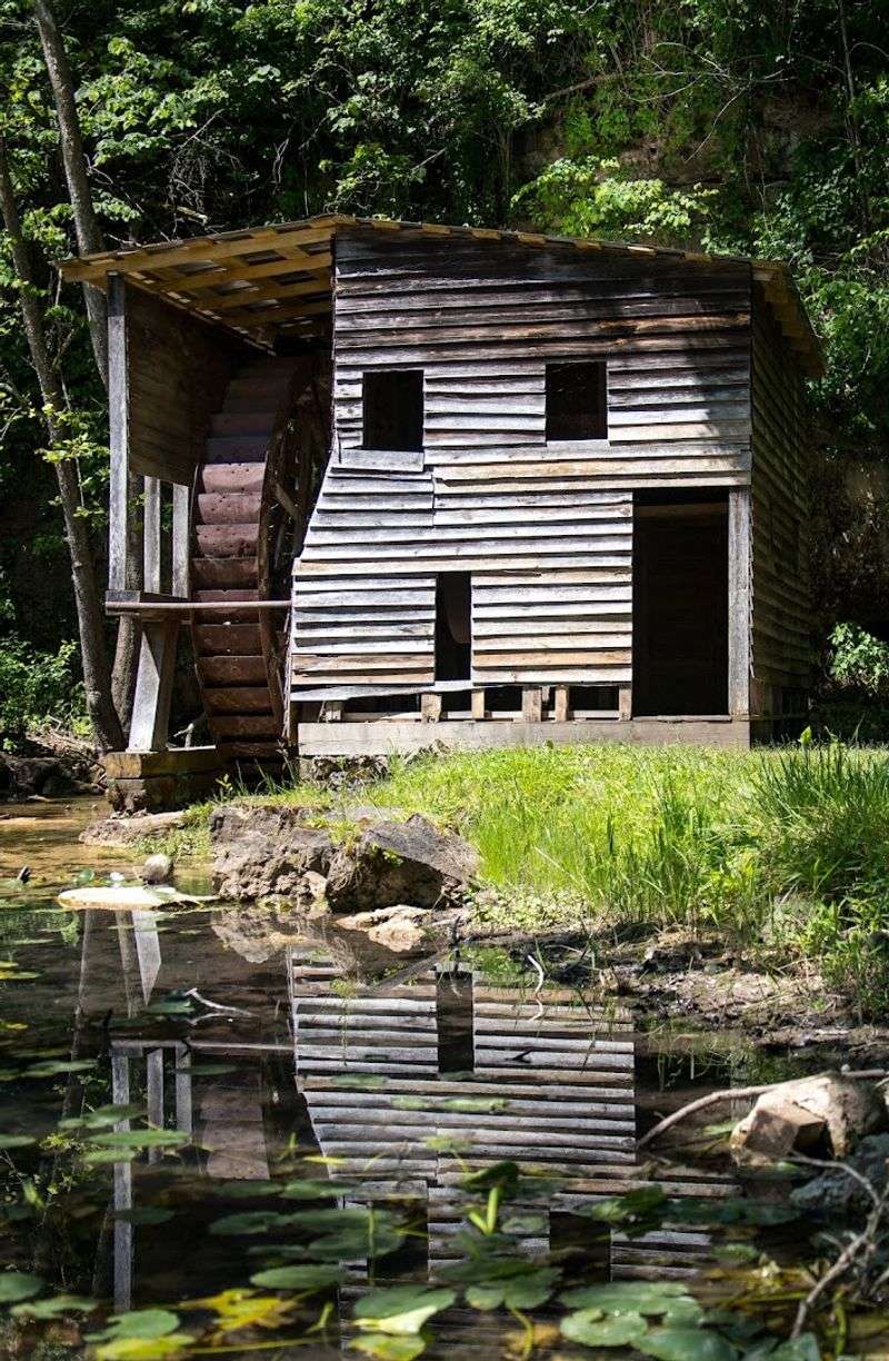 A 1920s Mill Still Stands Beside The Falling Water