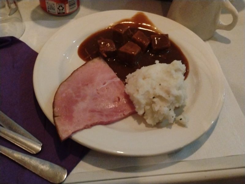 Saturday Dinner Brings Out The Big Plates