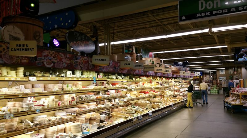 Cheese Counters, Fresh Fish, And Sushi Made On Site