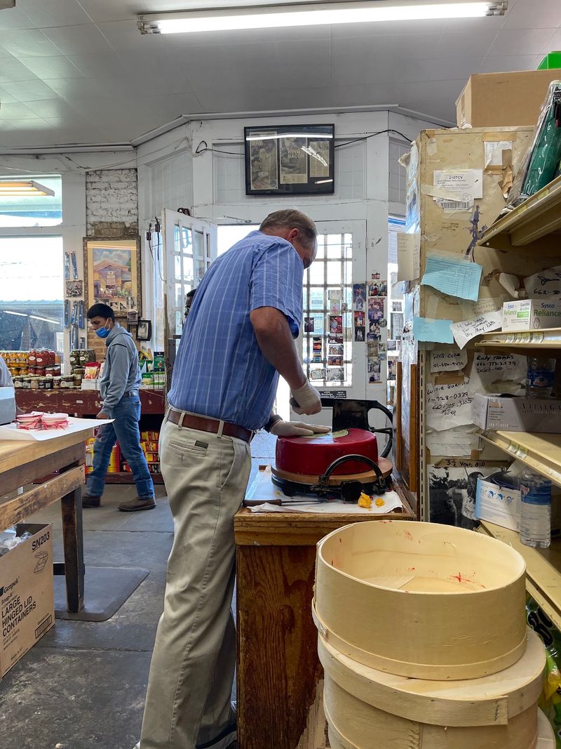 Red Rind Hoop Cheese Cut While You Wait