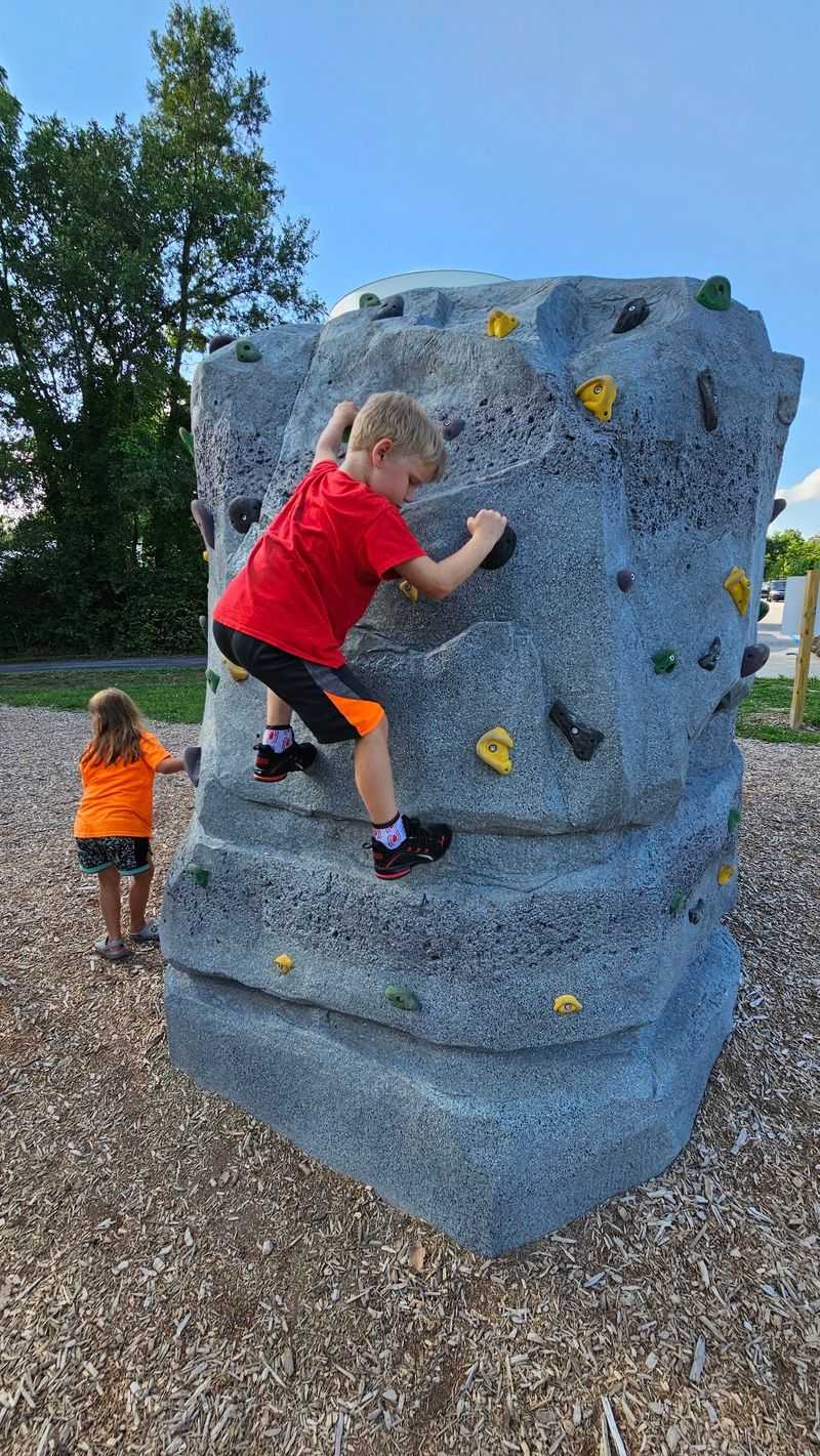 Shaded Pavilions, Climbing Rocks, and the Quarry Ridge Trail
