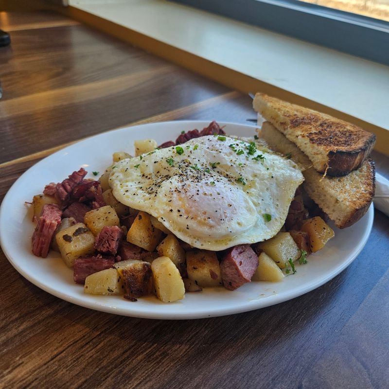 House-Made Corned Beef Hash Lives Up To The Name