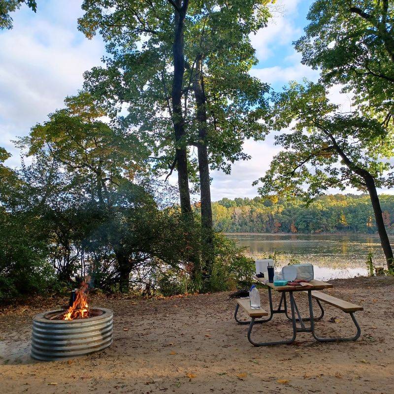 Green Lake Rustic Campground, Chelsea, MI