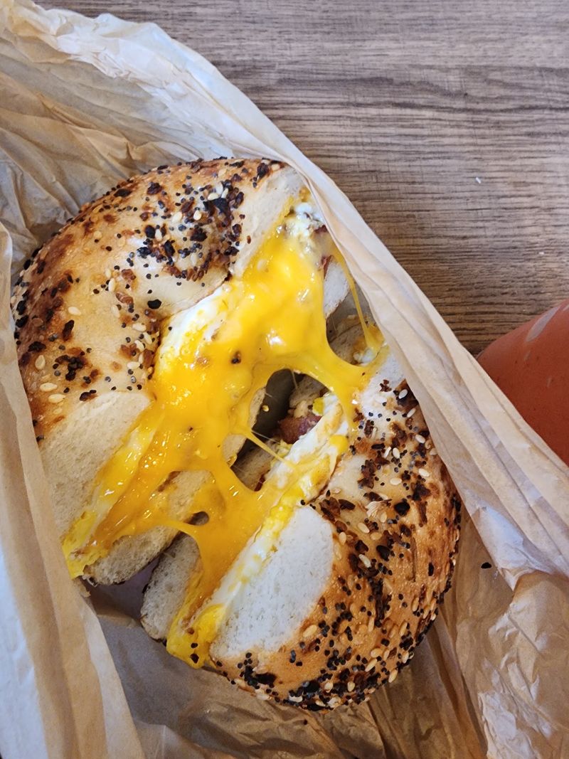 Bagel Sandwiches And Mini Doughnuts, A Winning Pair