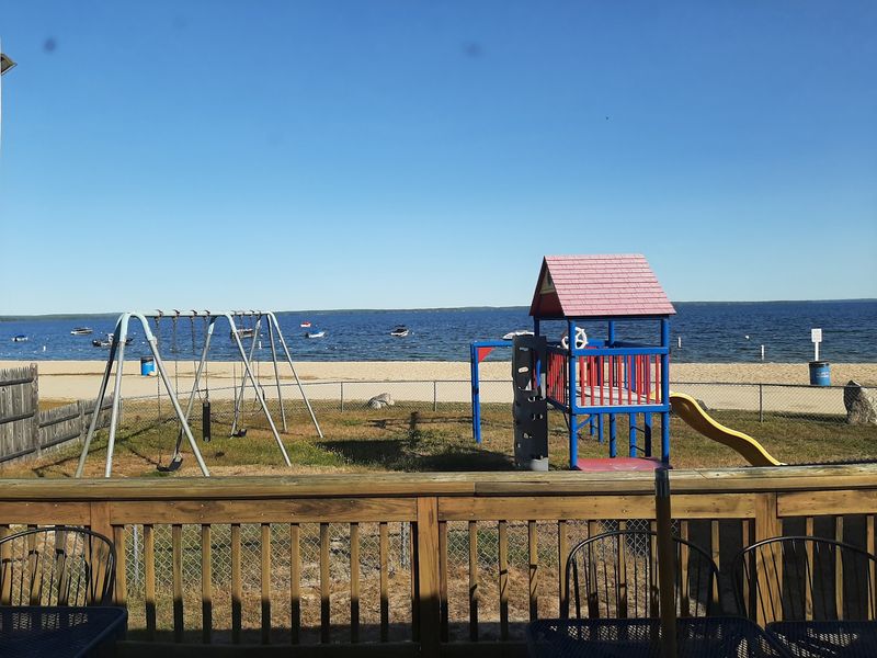 The Back Deck And Its Water View